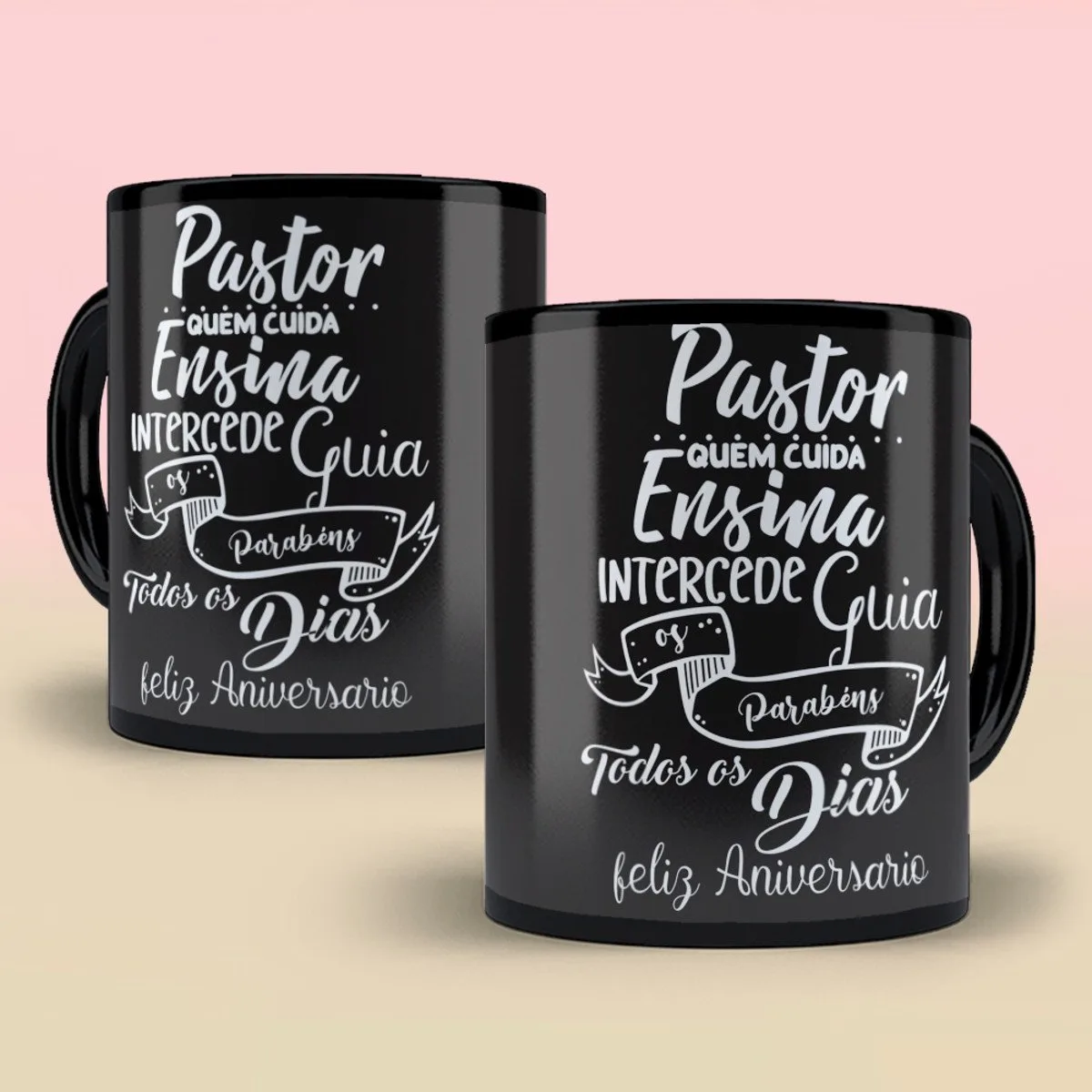 02 Arte Caneca Pastores - Png e Corel