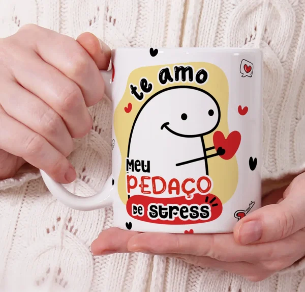 10 Artes Românticas Flork para Sublimação em Canecas