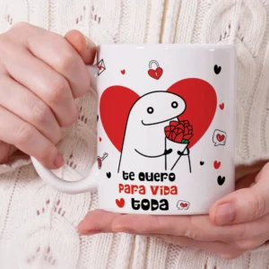 10 Artes Românticas Flork para Sublimação em Canecas