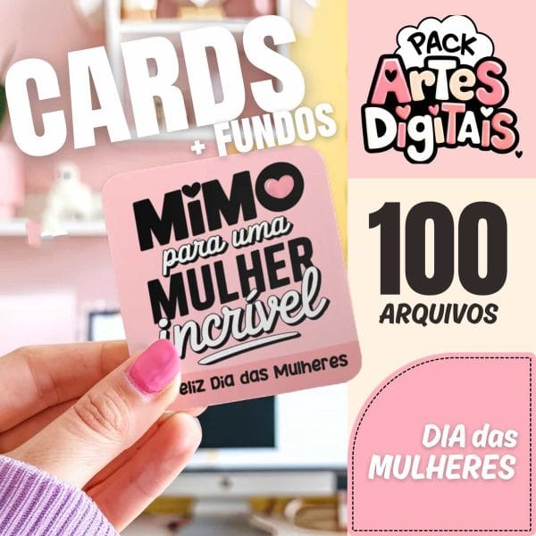 100 Artes Digitais: Presentes Únicos para Mulheres