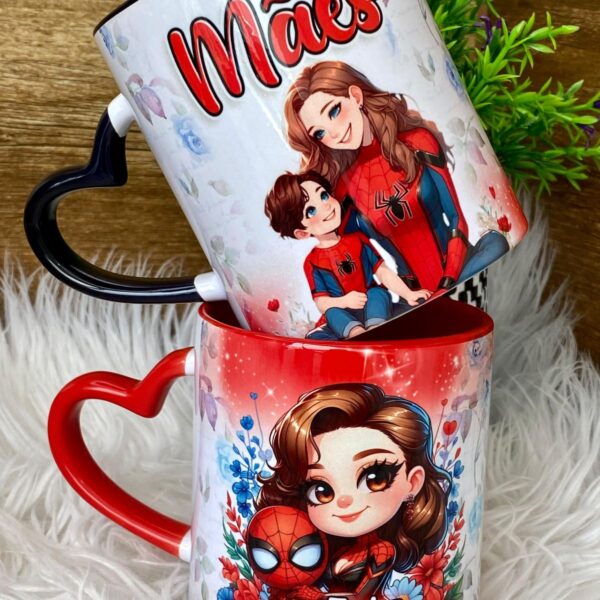 14 Estampas Caneca Dia das Mães Heróis Avengers Png