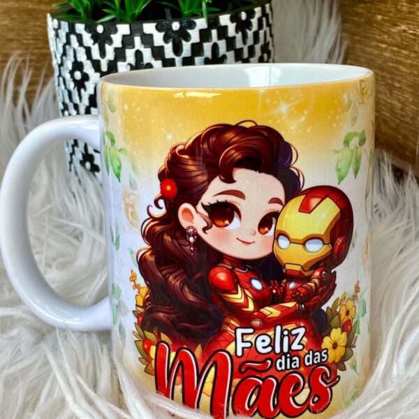 14 Estampas Caneca Dia das Mães Heróis Avengers Png