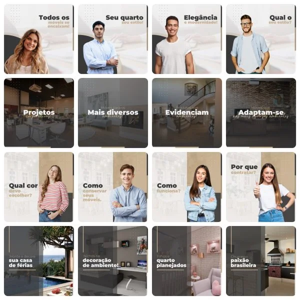 Modelos Canva Móveis Planejados 200 Templates Editáveis + Legendas - Imagem 5