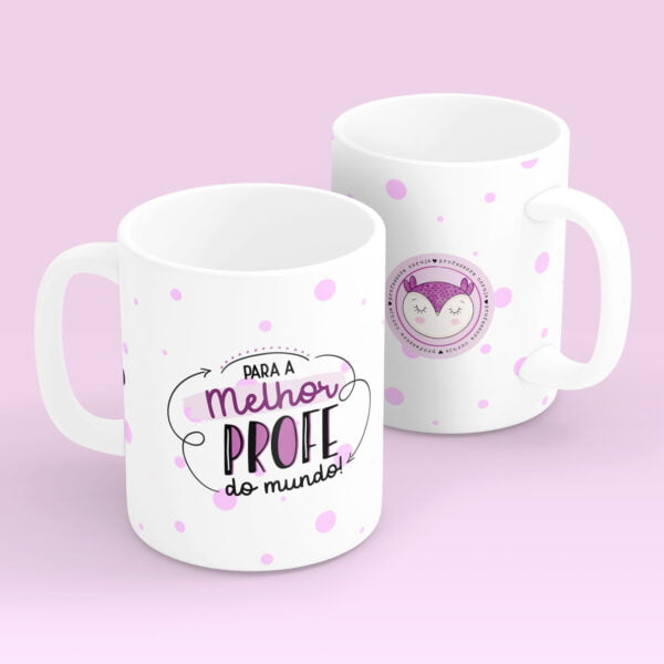 18 Estampas Caneca Professores Corujinhas Sublimação Png