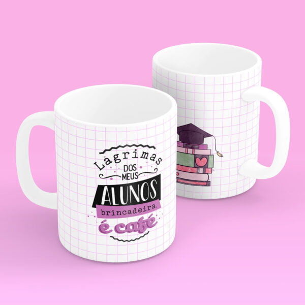 18 Estampas Caneca Professores Corujinhas Sublimação Png