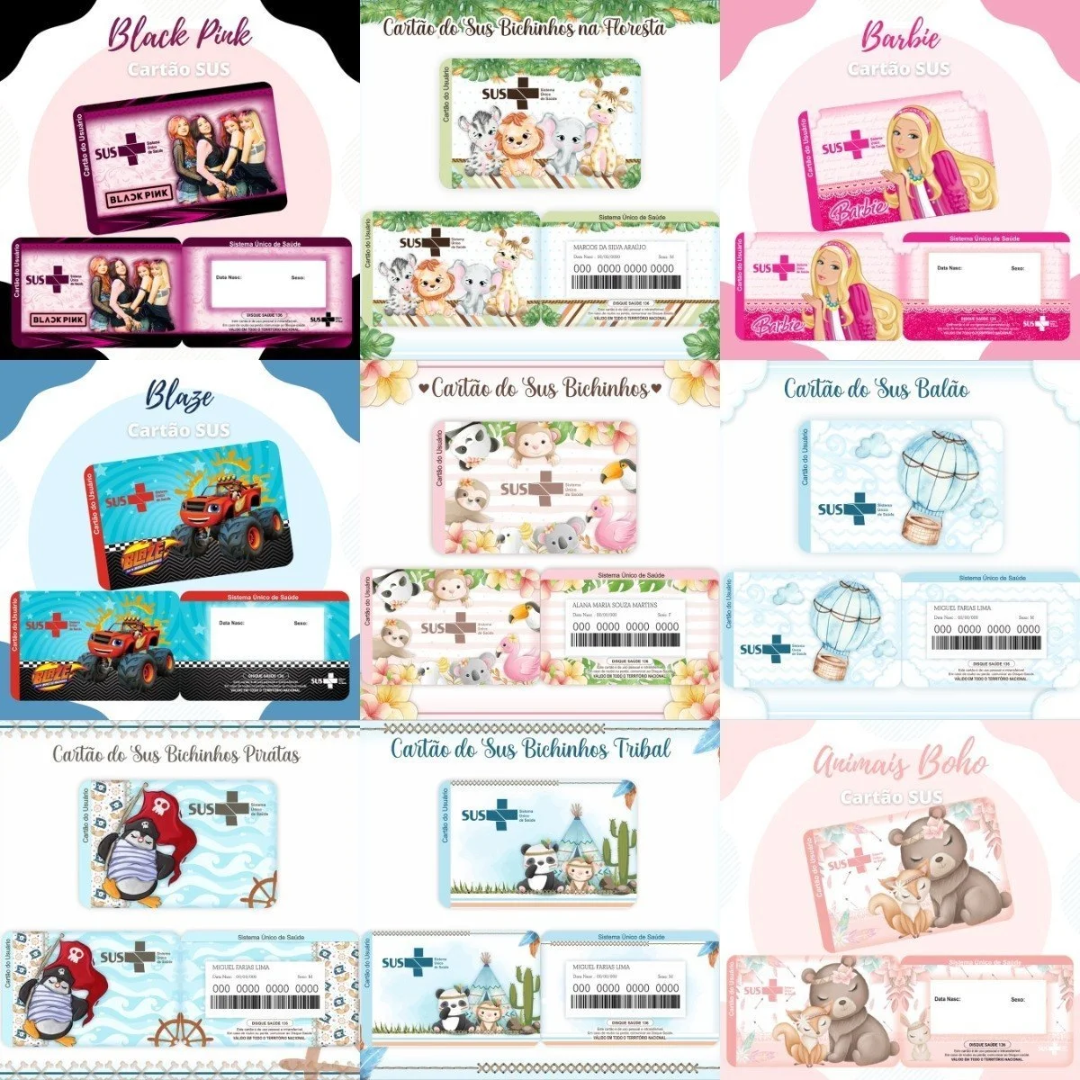 119 Arte Cartão Sus Personalizado Em Png