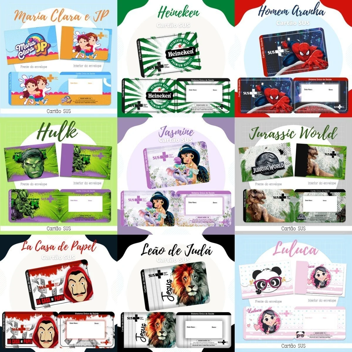 119 Arte Cartão Sus Personalizado Em Png