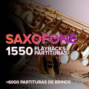 1550 Playbacks e Partituras Saxofone Tenor Alto e Soprano
