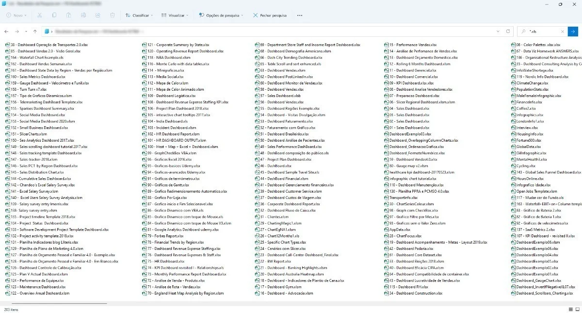 +200 Dashboards E Infográficos Em Excel Xls Editáveis
