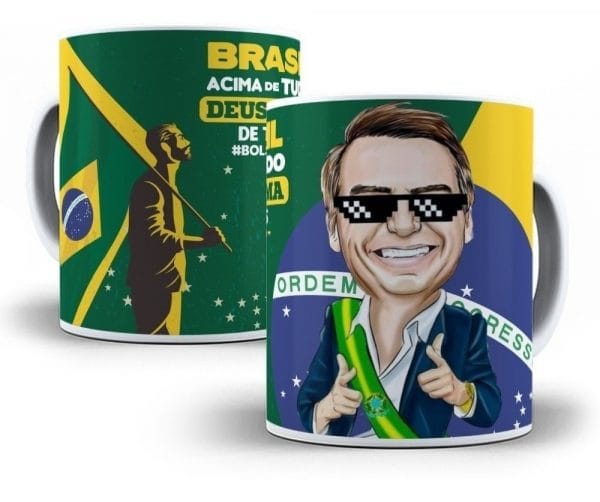 36 Estampas Sublimação Caneca Lula Bolsonaro Eleições 2022