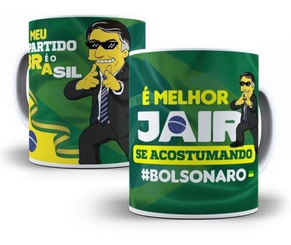 36 Estampas Sublimação Caneca Lula Bolsonaro Eleições 2022
