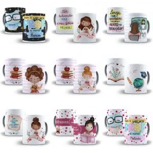 45 Artes Caneca Dia Dos Professores Editável Em Corel Draw