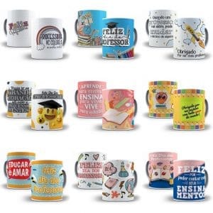 500 Artes Caneca Dia Dos Professores Sublimação Cdr Jpg Png