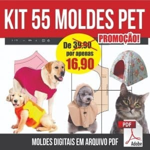 55 Modelos Moldes Roupinhas Pet Cães E Gatos + Cirúrgica