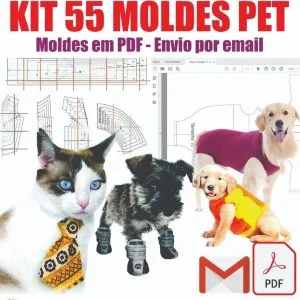 55 Modelos Roupinhas Cachorro Gato + Modelagem Cirúrgica