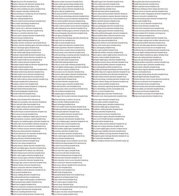 +570 Modelos De Sites Wordpress Elementor Template Kits