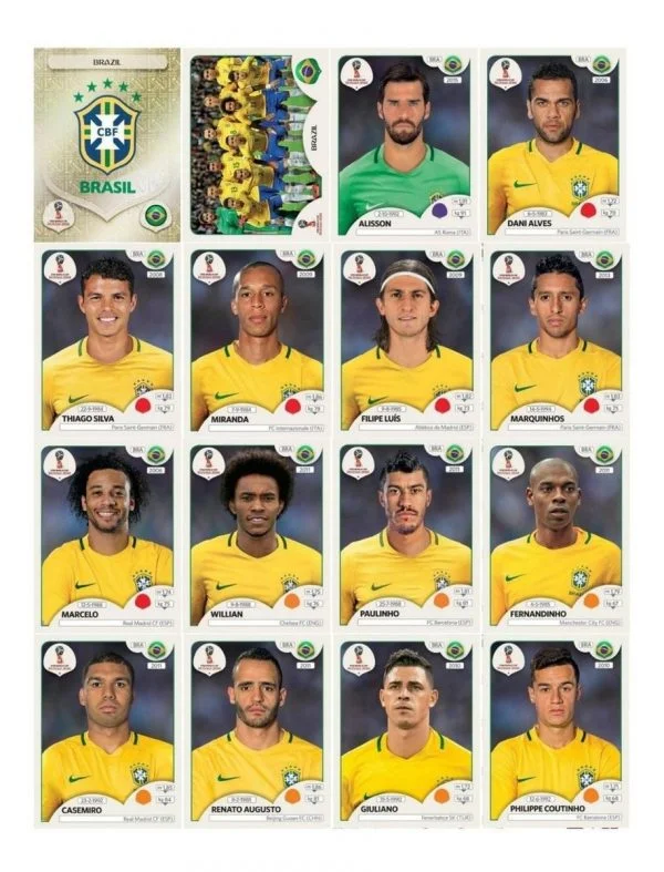 682 Figurinhas Copa 2018 Russia + Legends + Mexicanas