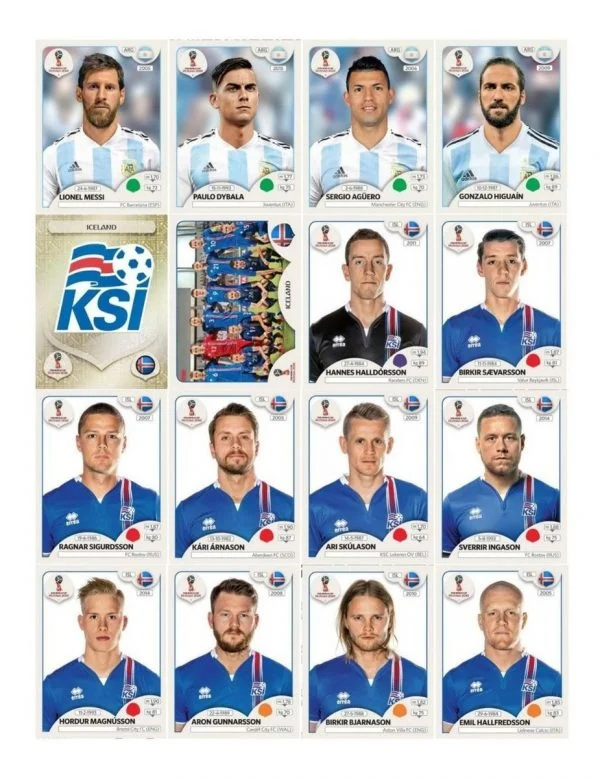682 Figurinhas Copa 2018 Russia + Legends + Mexicanas