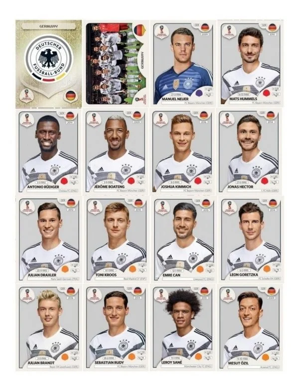 682 Figurinhas Copa 2018 Russia + Legends + Mexicanas