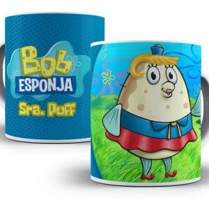 Artes Caneca Bob Esponja Editável Sublimação Personalizados