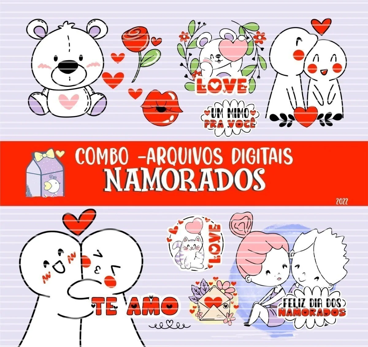 Combo Dia Dos Namorados Arquivos Digitais Embalagem Caixa 1 Combo Dia Dos Namorados Arquivos Digitais Embalagem Caixa