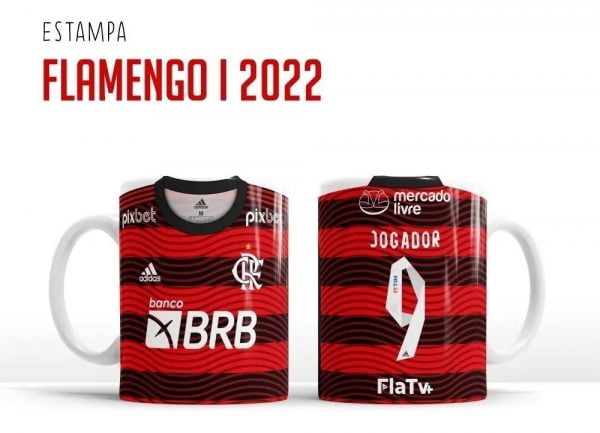 Estampas Caneca Times Brasileiros Brasileirão 2022 Em Corel