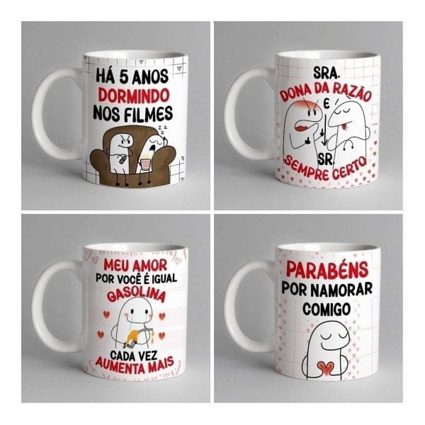 Estampas Canecas Flork Dia Dos Namorados Engraçadas Meme