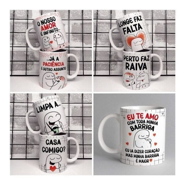 Estampas Canecas Flork Dia Dos Namorados Engraçadas Meme