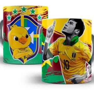 Estampas Editáveis Em Psd Copa Qatar 2022 Sublimação Caneca
