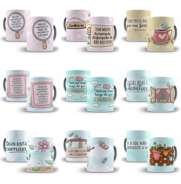 Estampas Evangélicas Sublimação Caneca Religião Em Jpg