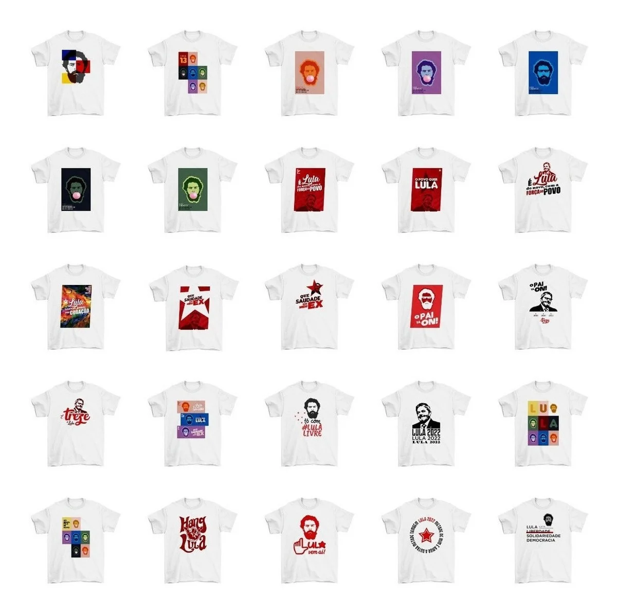 Estampas Sublimação Caneca Eleições 2022 Ciro Lula Bolsonaro
