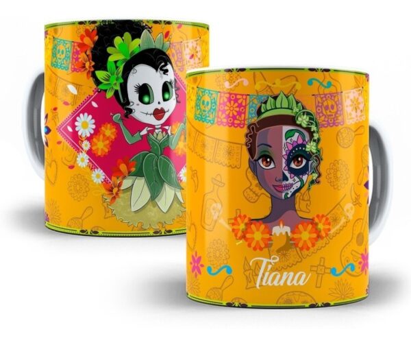 Estampas Sublimação Caneca Princesas Fantasma Em Photoshop