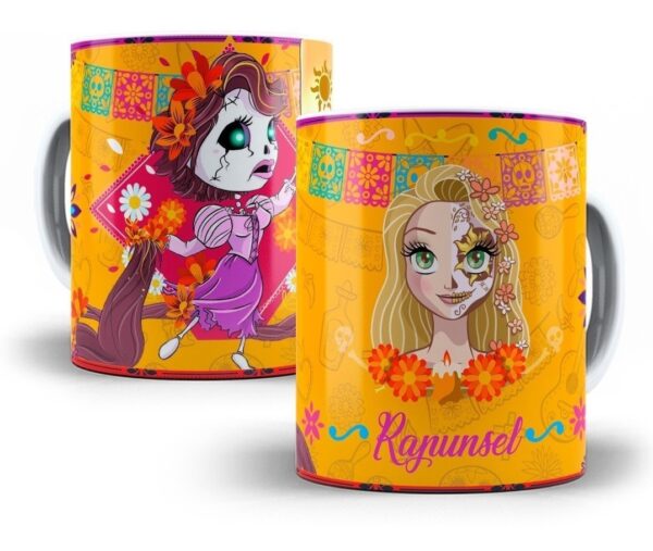 Estampas Sublimação Caneca Princesas Fantasma Em Photoshop