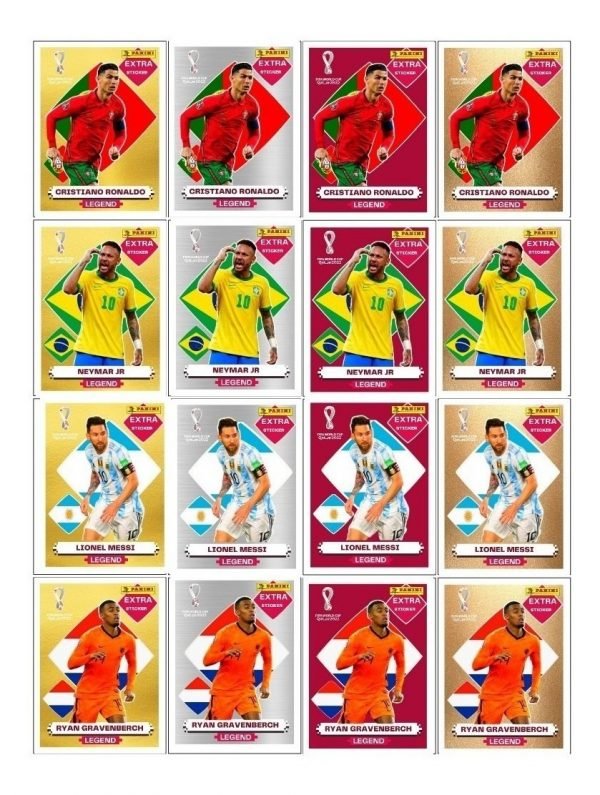Figurinhas Copa Do Mundo Legends + Coca Cola Digital Em Pdf
