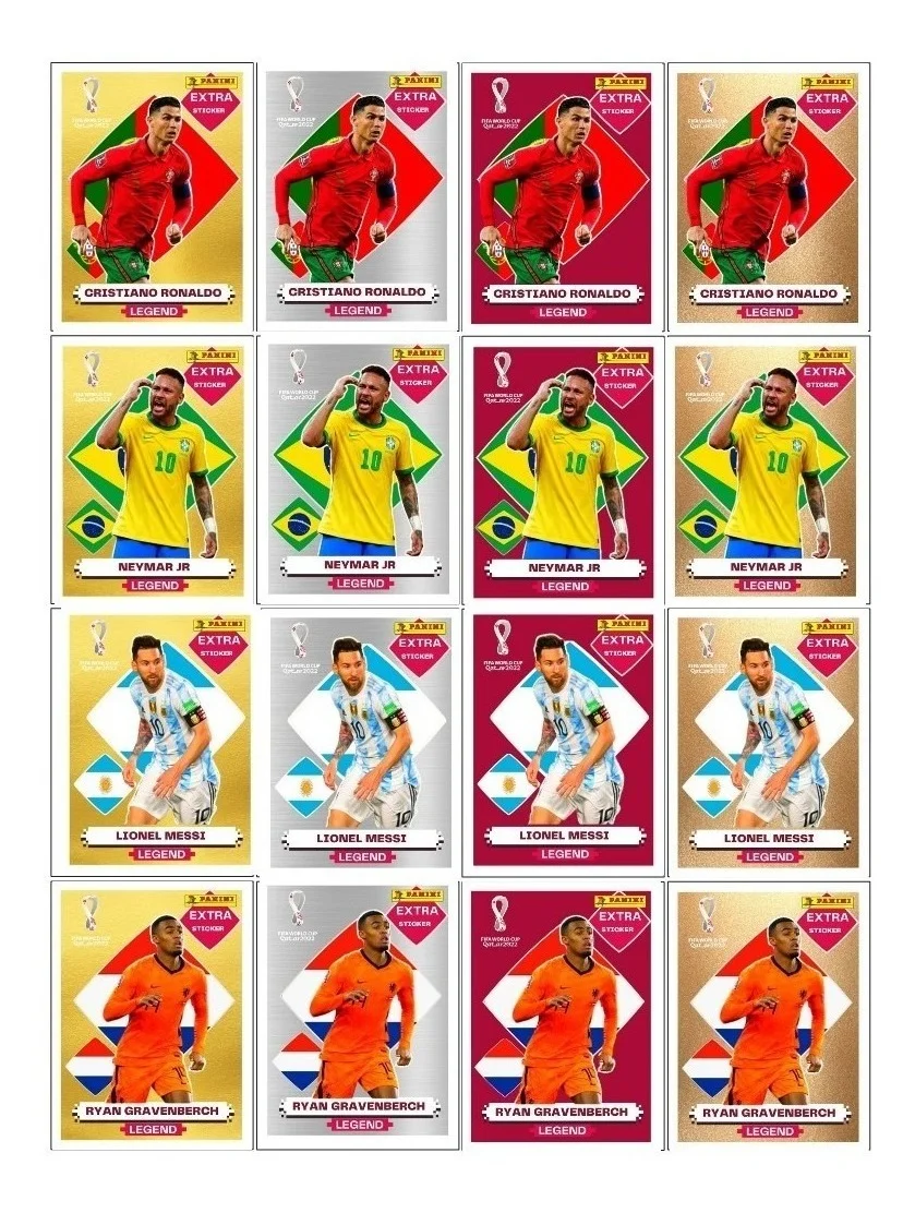 Figurinhas Copa Do Mundo Legends + Coca Cola Digital Em Pdf