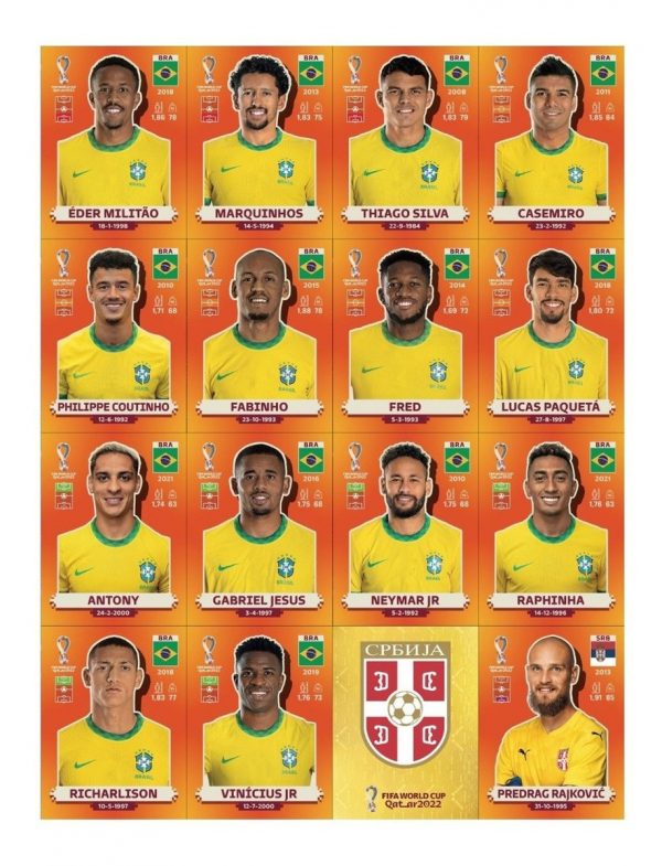Figurinhas Da Copa Arquivo Pdf P Imprimir Fundo Laranja