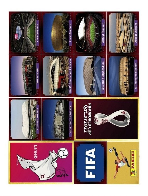 Figurinhas Oryx Edition P Imprimir Copa Mundo 2022 Qatar