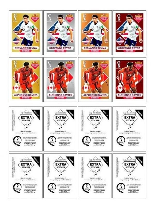 Figurinhas Pdf Legendas Frente Verso Copa Mundo 2022 Qatar