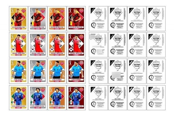 Figurinhas Pdf Legendas Frente Verso Copa Mundo 2022 Qatar