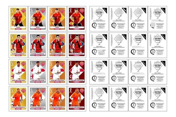 Figurinhas Pdf Legendas Frente Verso Copa Mundo 2022 Qatar