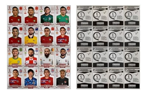 Kit Atualização P Imprimir 80 Cromos Figurinhas Copa Qatar