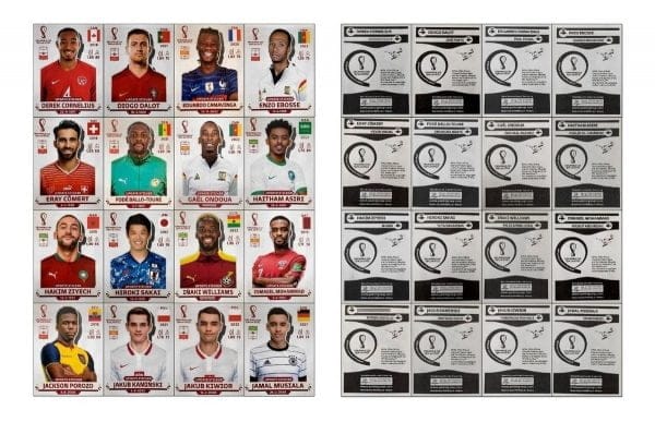 Kit Atualização P Imprimir 80 Cromos Figurinhas Copa Qatar