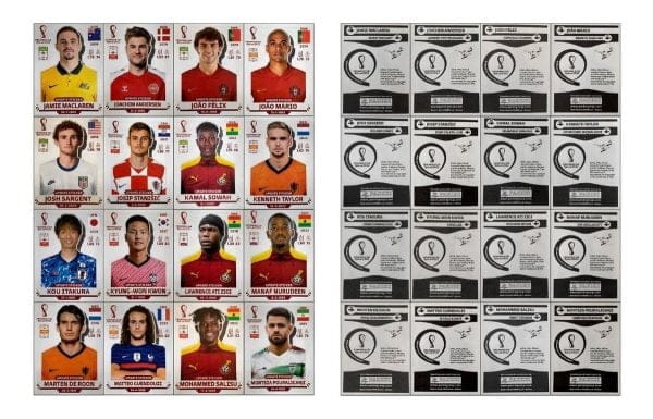 Kit Atualização P Imprimir 80 Cromos Figurinhas Copa Qatar