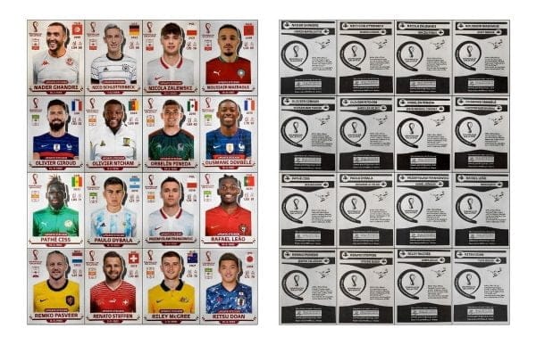 Kit Atualização P Imprimir 80 Cromos Figurinhas Copa Qatar