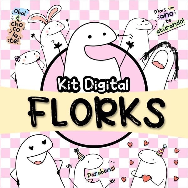 Kit Digital Florks Signos Memes Frases Para Personalizados