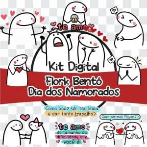 Kit Digital Sublimação Flork Dia Namorados P/ Personalizados