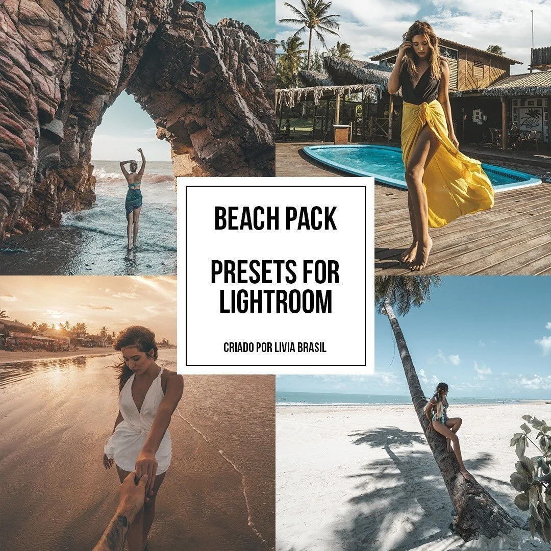 Livia Brasil Beach Pack Lightroom Presets Fotos Instagram 1 Livia Brasil Beach Pack Lightroom Presets Fotos Instagram