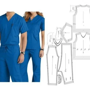 Molde Pijama Cirurgico - Masculino E Feminino - Pdf E Corel
