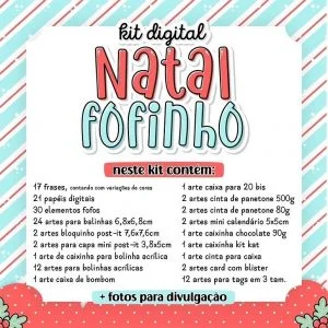 Natal Fofinho Arquivos Digitais Figurinhas E Ilustrações Png