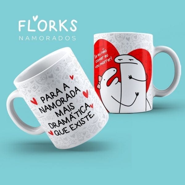 Pack 18 Estampas Caneca Dia Dos Namorados Flork Arquivos Png